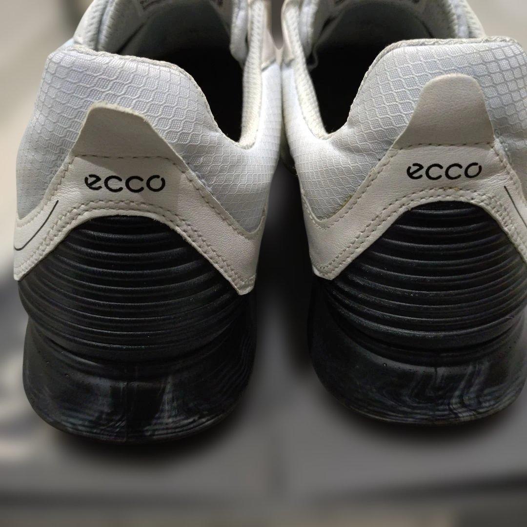 ECCO メンズゴルフシューズ ホワイト