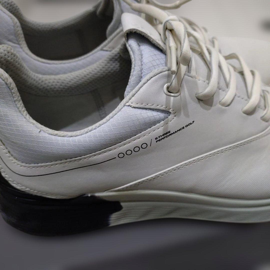 ECCO メンズゴルフシューズ ホワイト