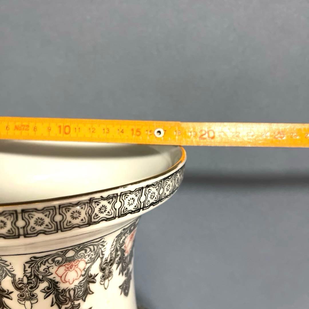 『中国美術』 景徳鎮製 粉彩色絵花鳥図 大花瓶 高さ60.5㎝ 重さ5.4kg
