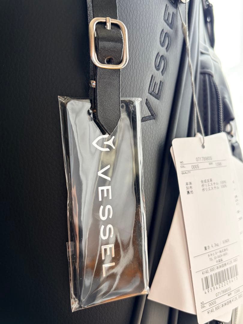 コラボ限定品⭐︎Vessel ブラック キャディバッグ