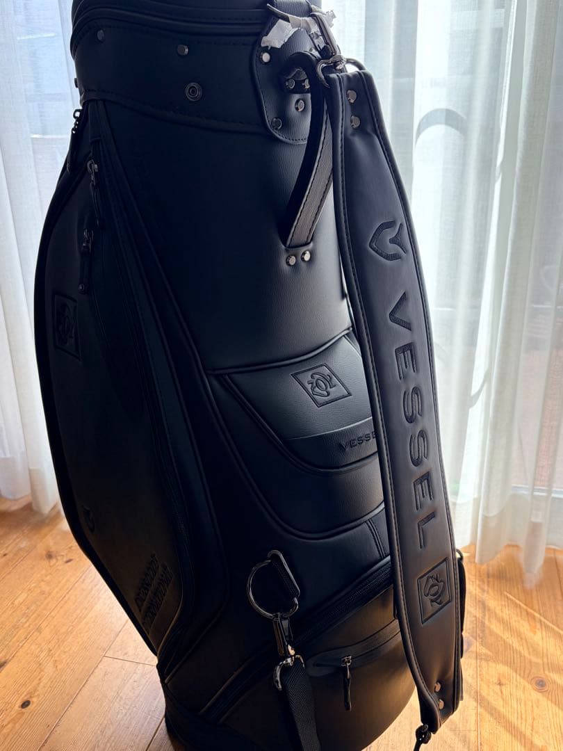 コラボ限定品⭐︎Vessel ブラック キャディバッグ