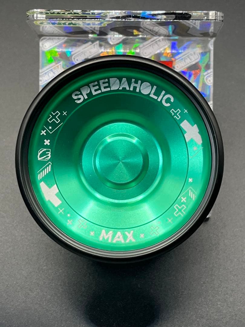 C3yoyodesign スピーダホリックMAX グリーン/ブラックリム