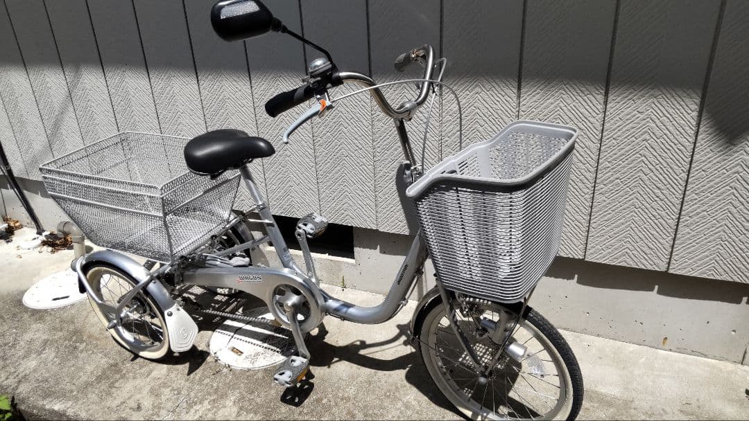 ブリジストン製三輪自転車シルバーBRIDGESTONE BW10 3輪配達配送可