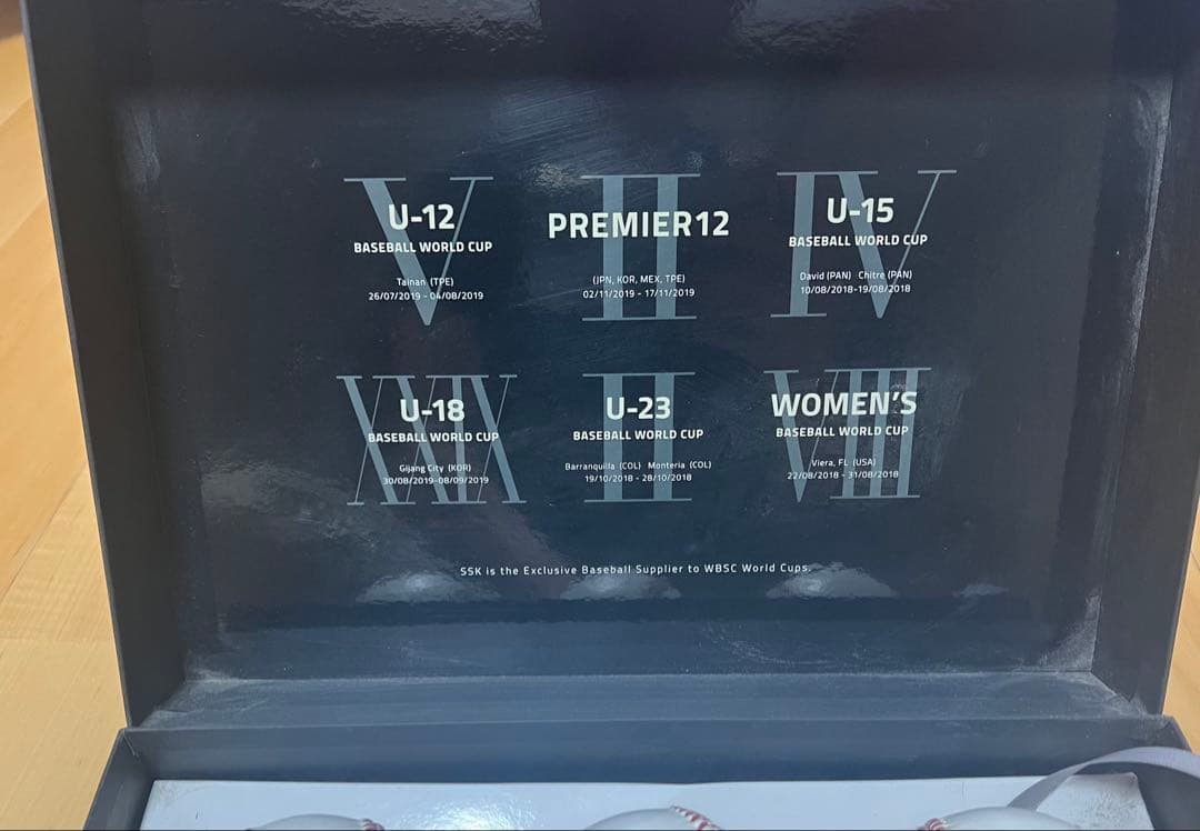 WBSC 2018-2019 PREMIER12 ボールセット200限定