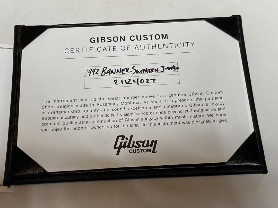 Gibson 1942 Banner SouthernJumbo サザンジャンボ