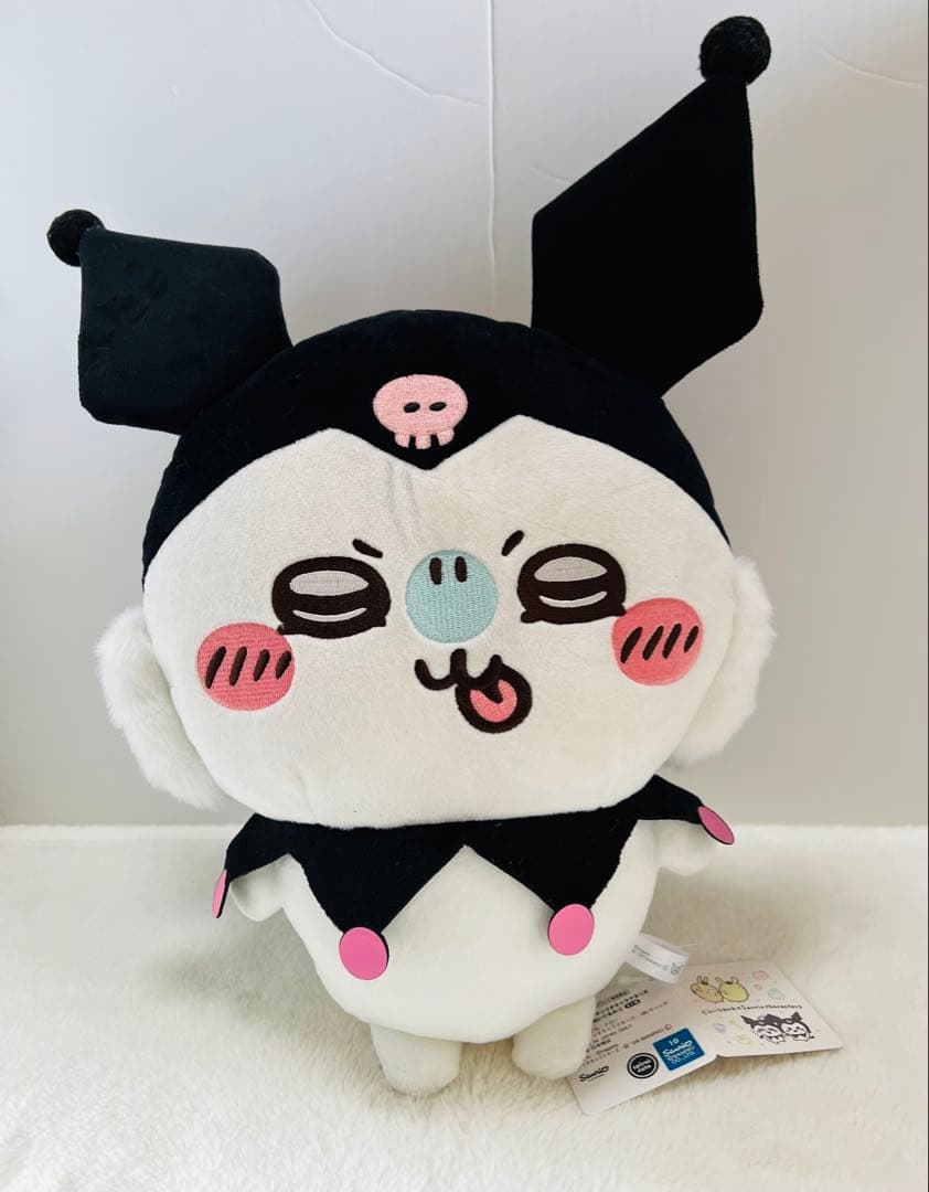 ちいかわ×サンリオキャラクターズ BIGぬいぐるみ モモンガ×クロミ　10体