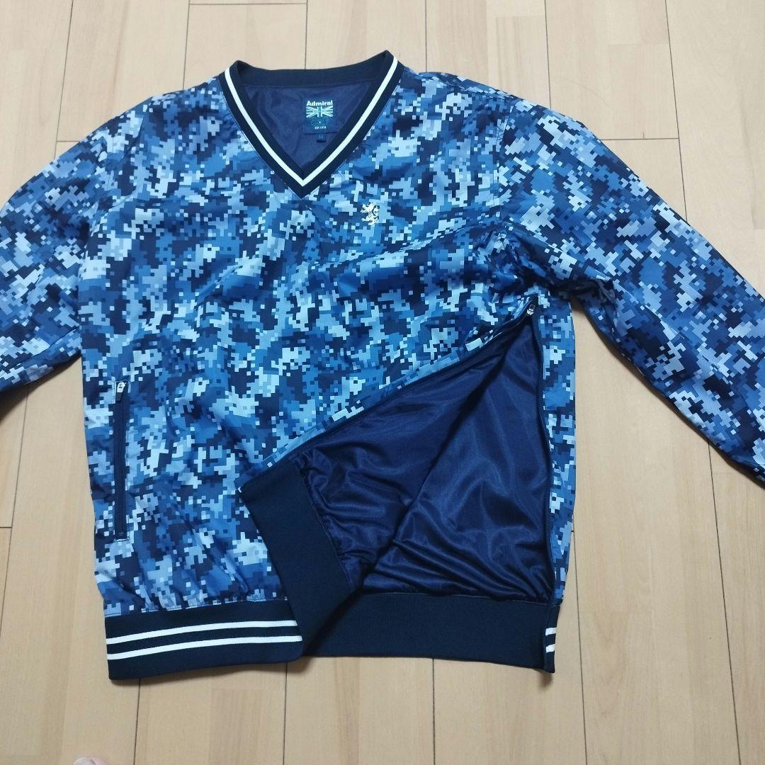 Admiral アドミラル ジャケット M　カモ 迷彩 ブルー スポーツウェア
