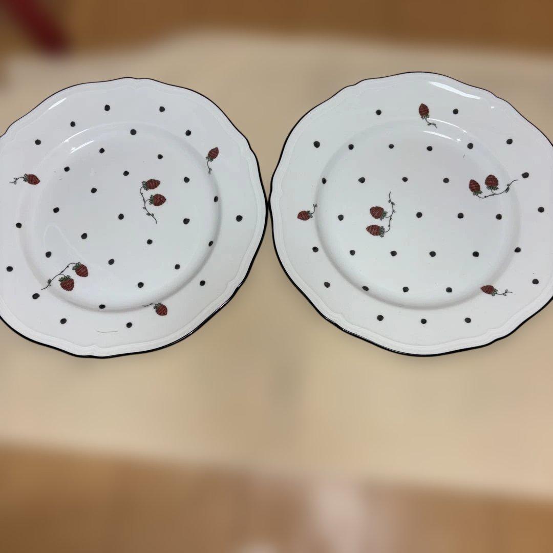 Richard Ginori イタリアンポア　ストロベリー　てんとう虫食器セット