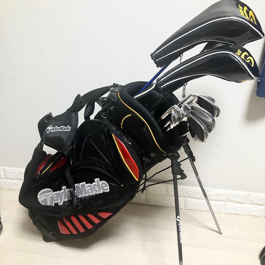 豪華❗️メンズゴルフセットTaylorMadeテーラーメイド他クラブ12本バック付