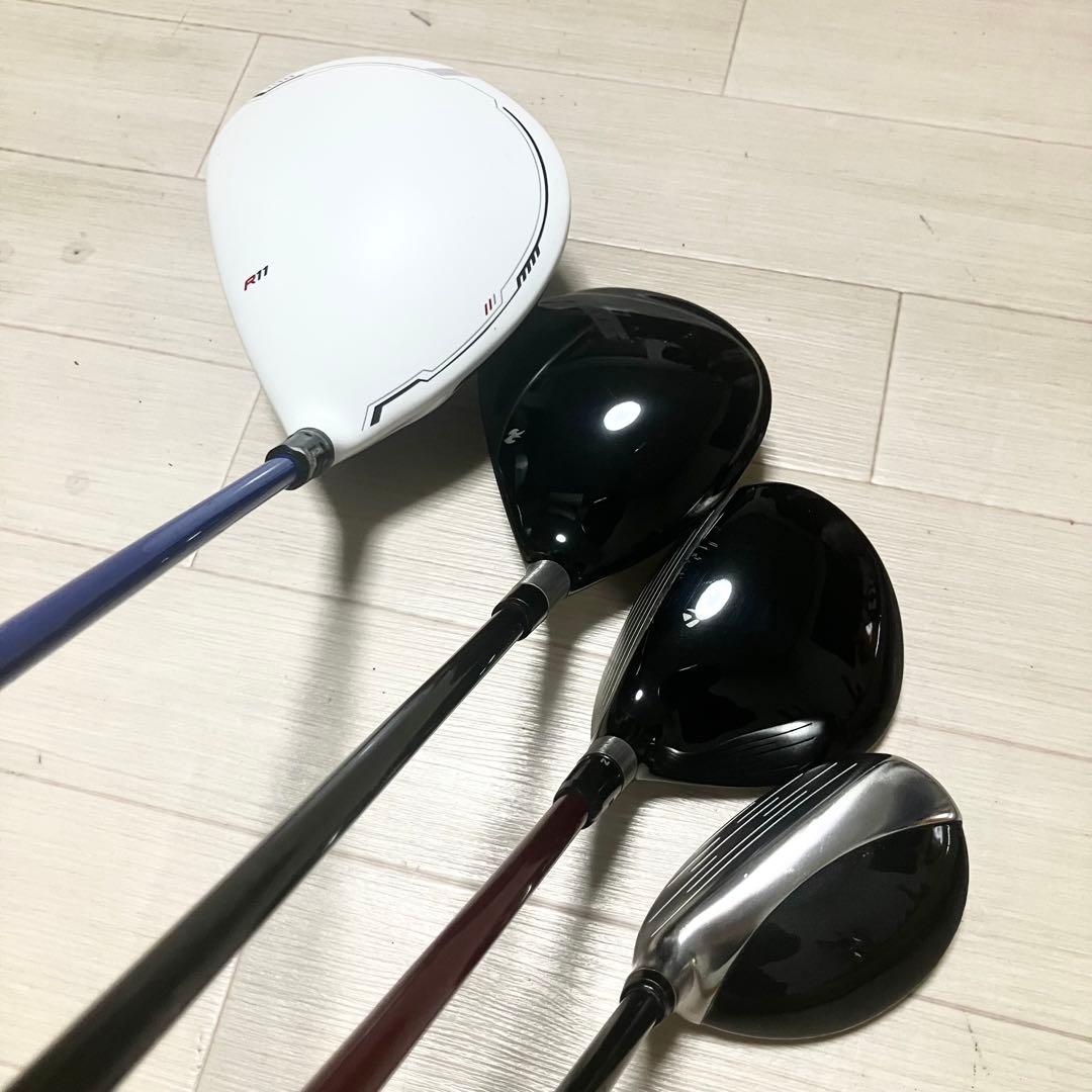 豪華❗️メンズゴルフセットTaylorMadeテーラーメイド他クラブ12本バック付