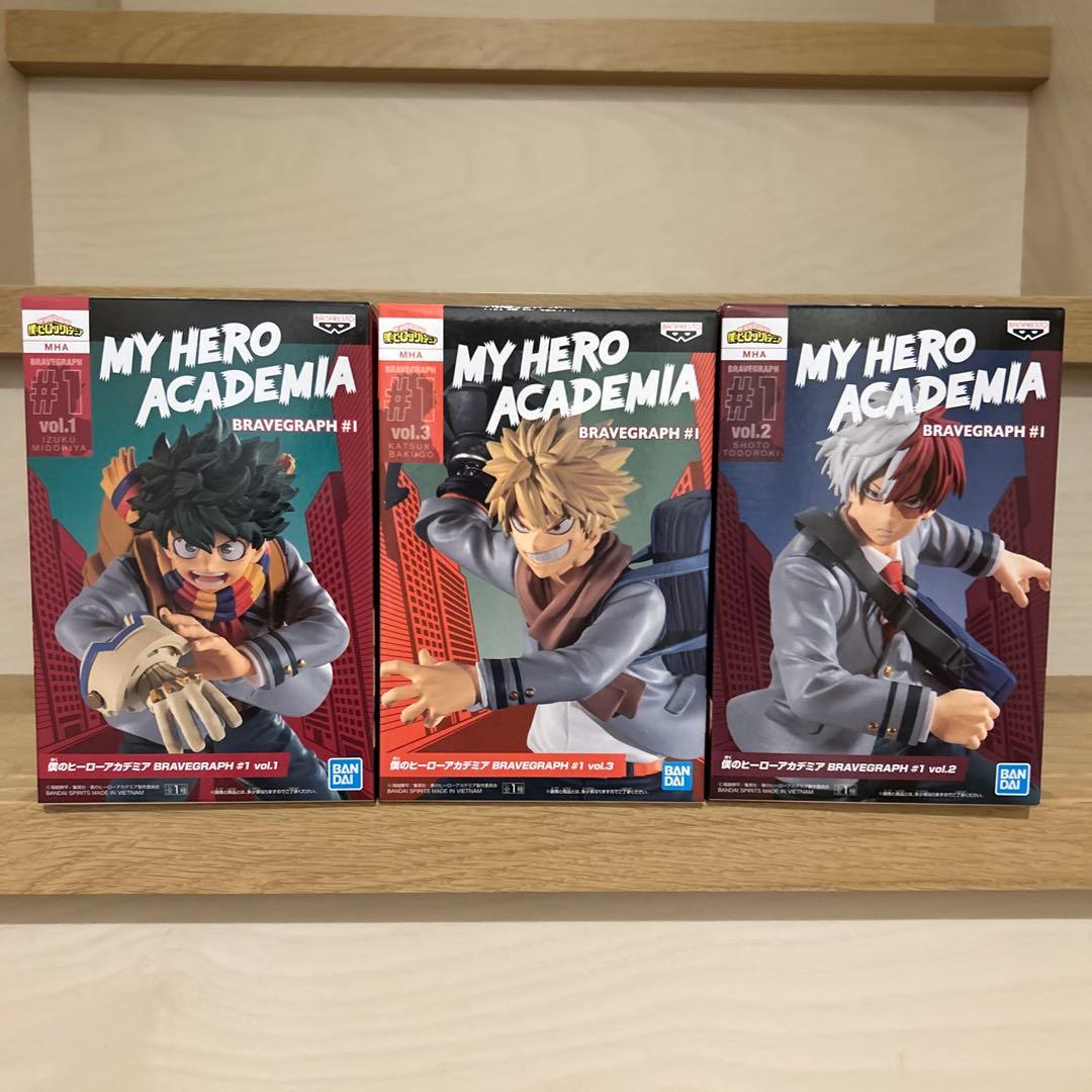 僕のヒーローアカデミア　出久　勝己　焦凍　フィギュアセット