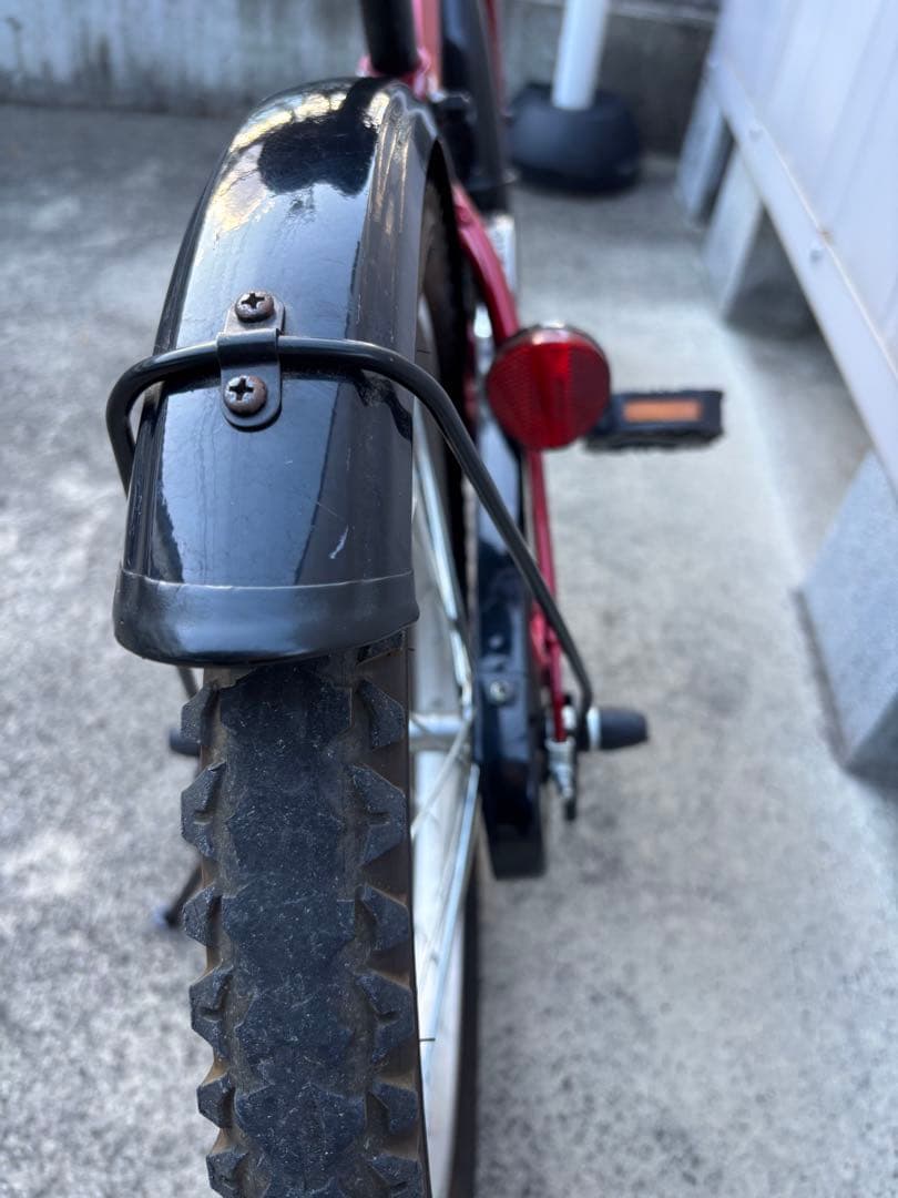 美品　Jeep 赤18インチ自転車　高崎市周辺直接引き渡し