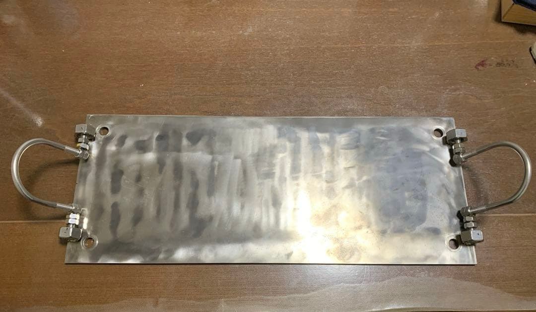 BBQ用ステンレス製鉄板 450×200×5.5mm