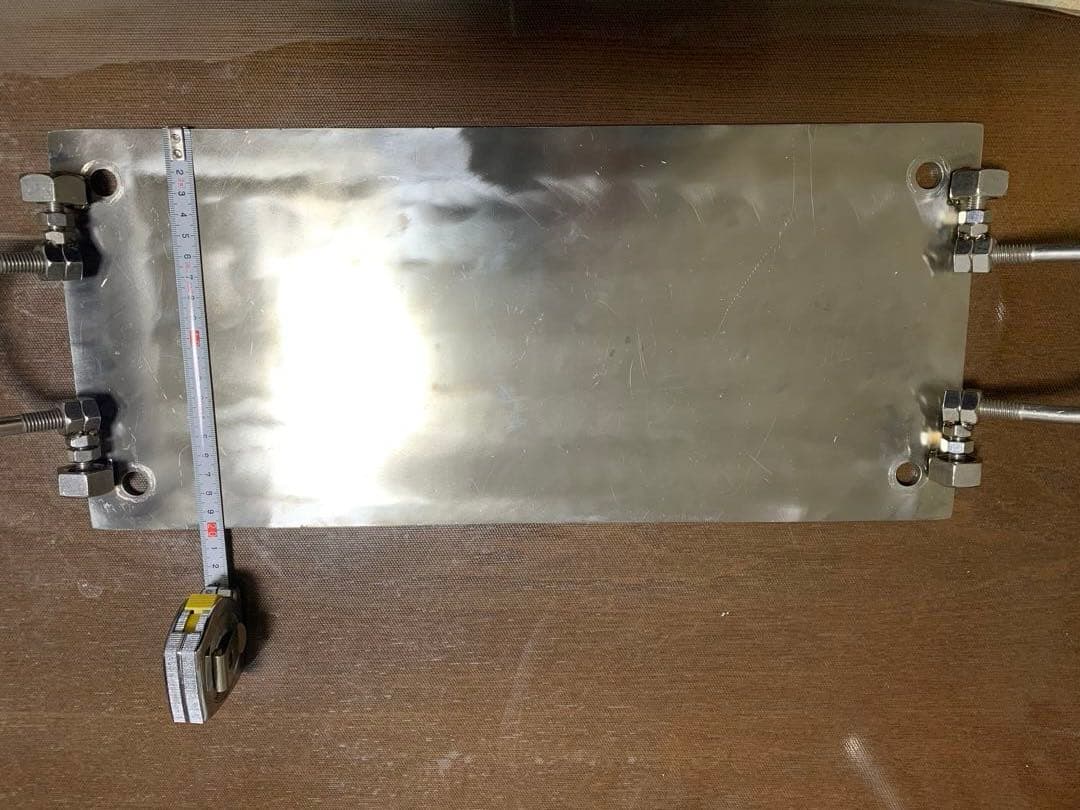 BBQ用ステンレス製鉄板 450×200×5.5mm