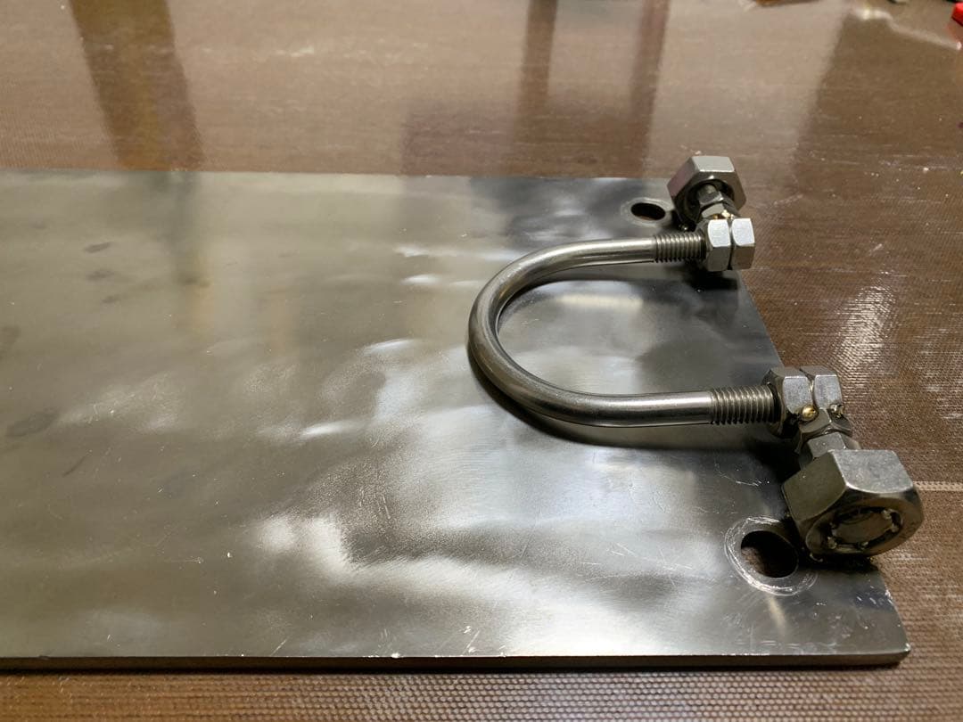 BBQ用ステンレス製鉄板 450×200×5.5mm