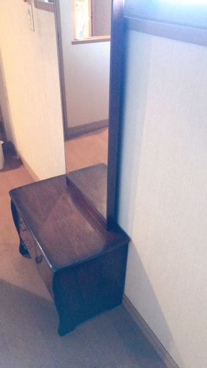 鏡台　ドレッサー　木製　レトロ　アンティーク