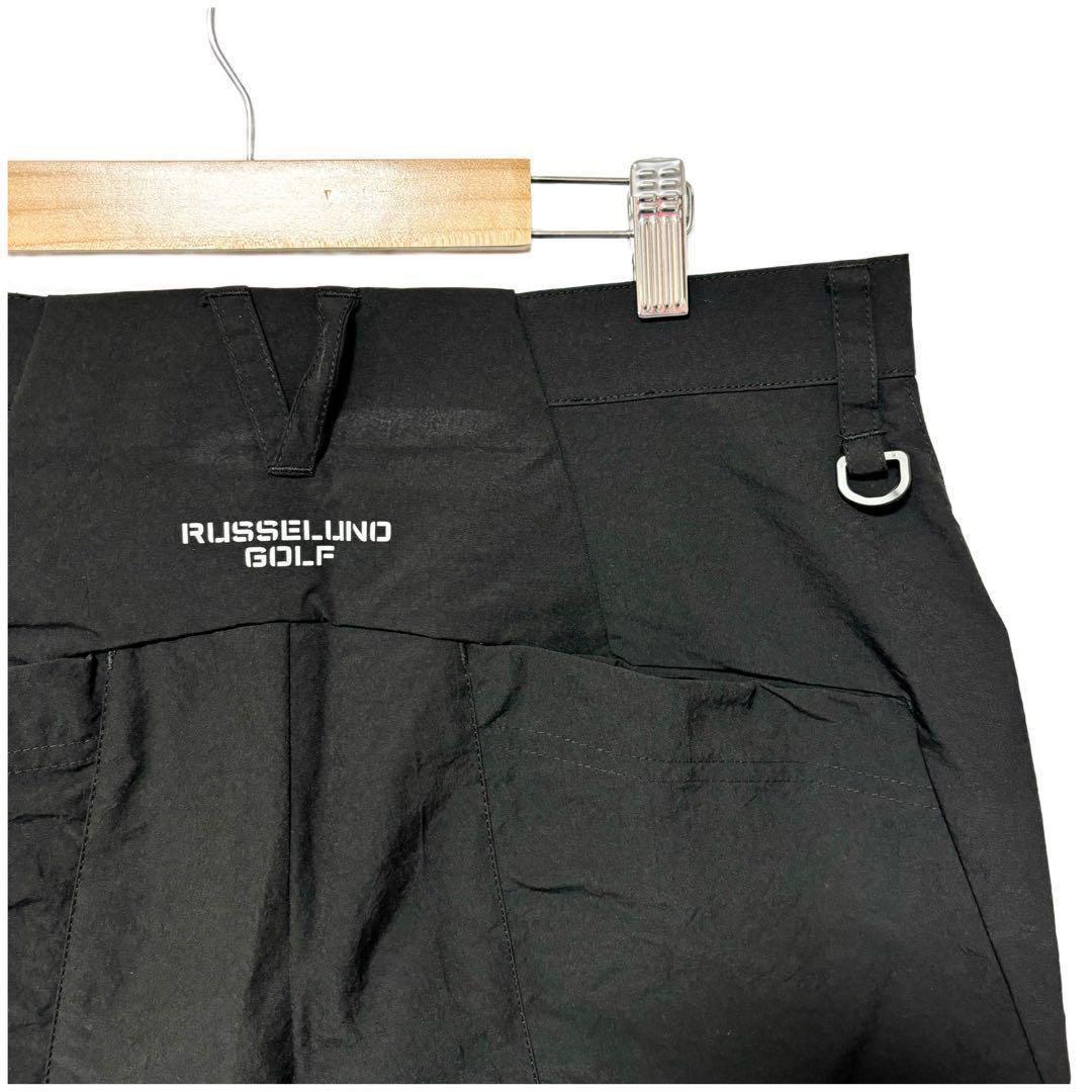 新品 ラッセルノ ゴルフ コンバット ポケット ロングパンツ ブラック M 4
