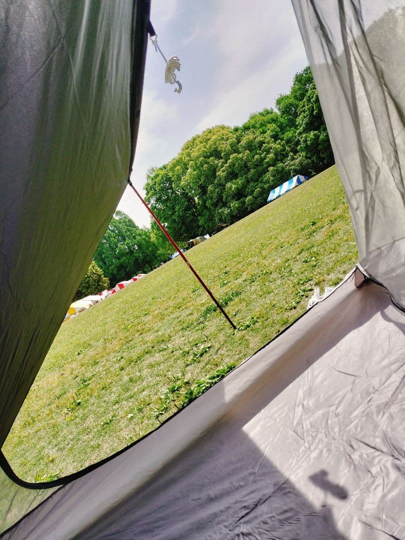 dod ONE POLE TENT(M) ブラック グランドシート付き