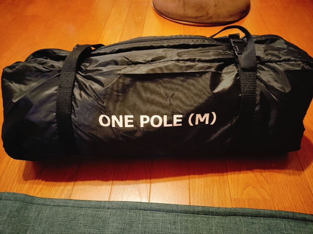 dod ONE POLE TENT(M) ブラック グランドシート付き