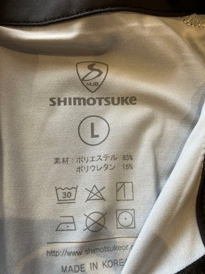 SHIMOTSUKE フィッシング Tシャツ L 黒/白/金　下野　鮎　鮎釣り