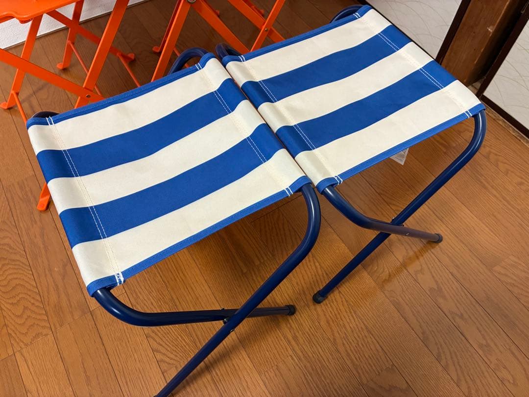 IKEA スンドソー　ストランドン　折りたたみテーブル・チェア &スツールセット