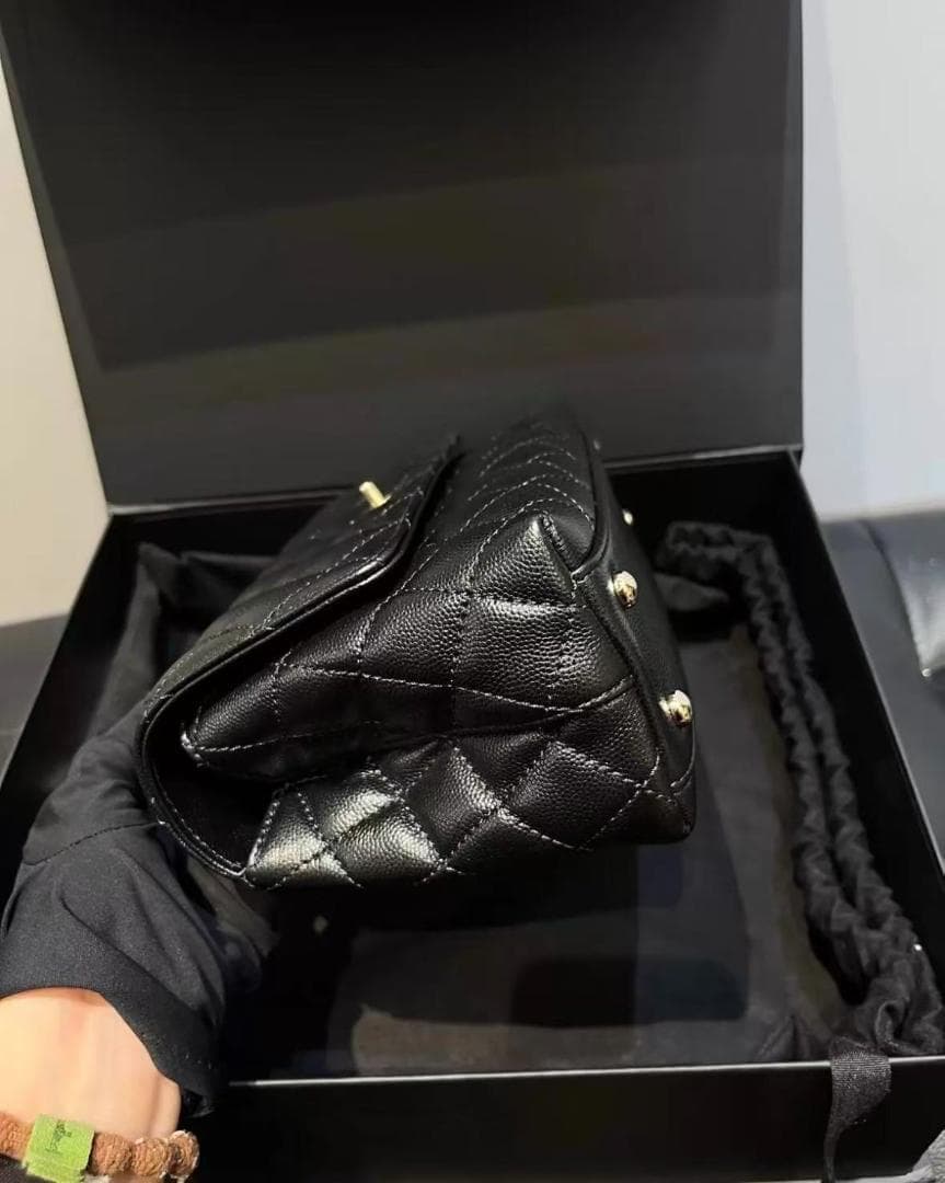 CHANEL bag ブラック ハンドバッグ