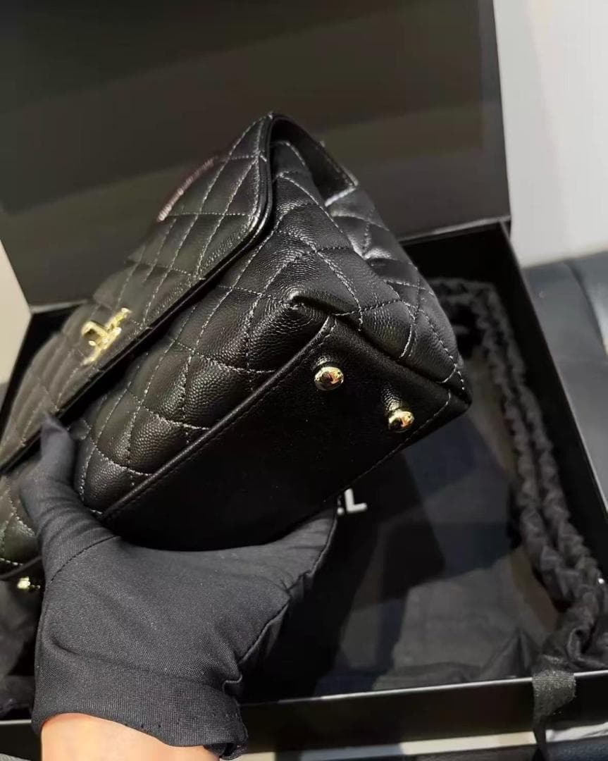 CHANEL bag ブラック ハンドバッグ
