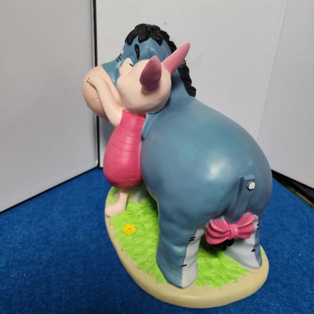 レア　くまのプーさん　イーヨーとピグレットのガーデニングフィギュア　置物