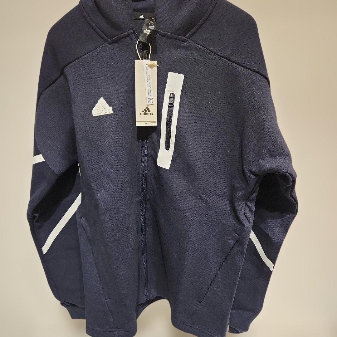 新品未使用　adidas フルジップジャケット ネイビー