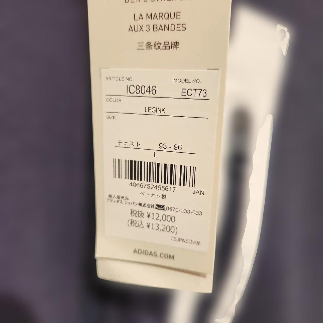 新品未使用　adidas フルジップジャケット ネイビー