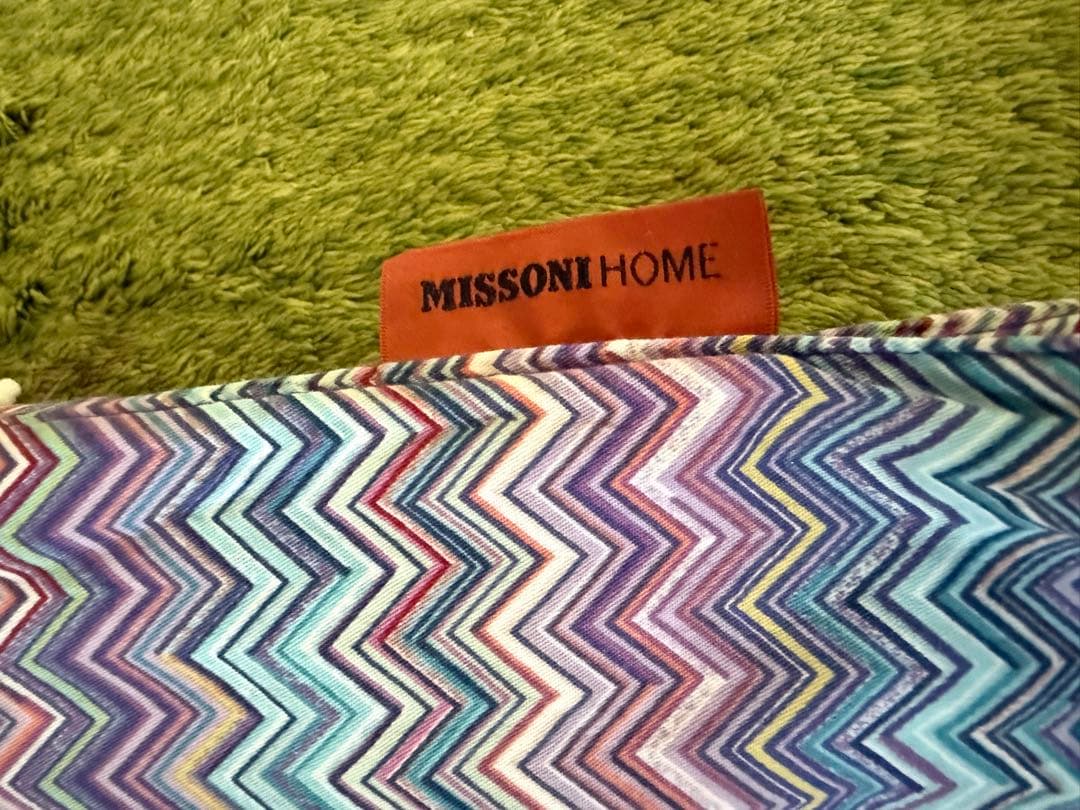 【MISSONI】ミッソーニ 掛け布団カバー　ピラミデ柄 セット　週末値下げ