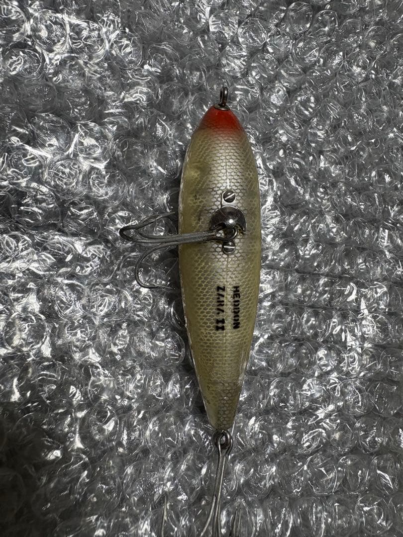 オールドヘドン　ザラ2 最初期　ワッシャーアイ　縦割れ　吹き目　HEDDON