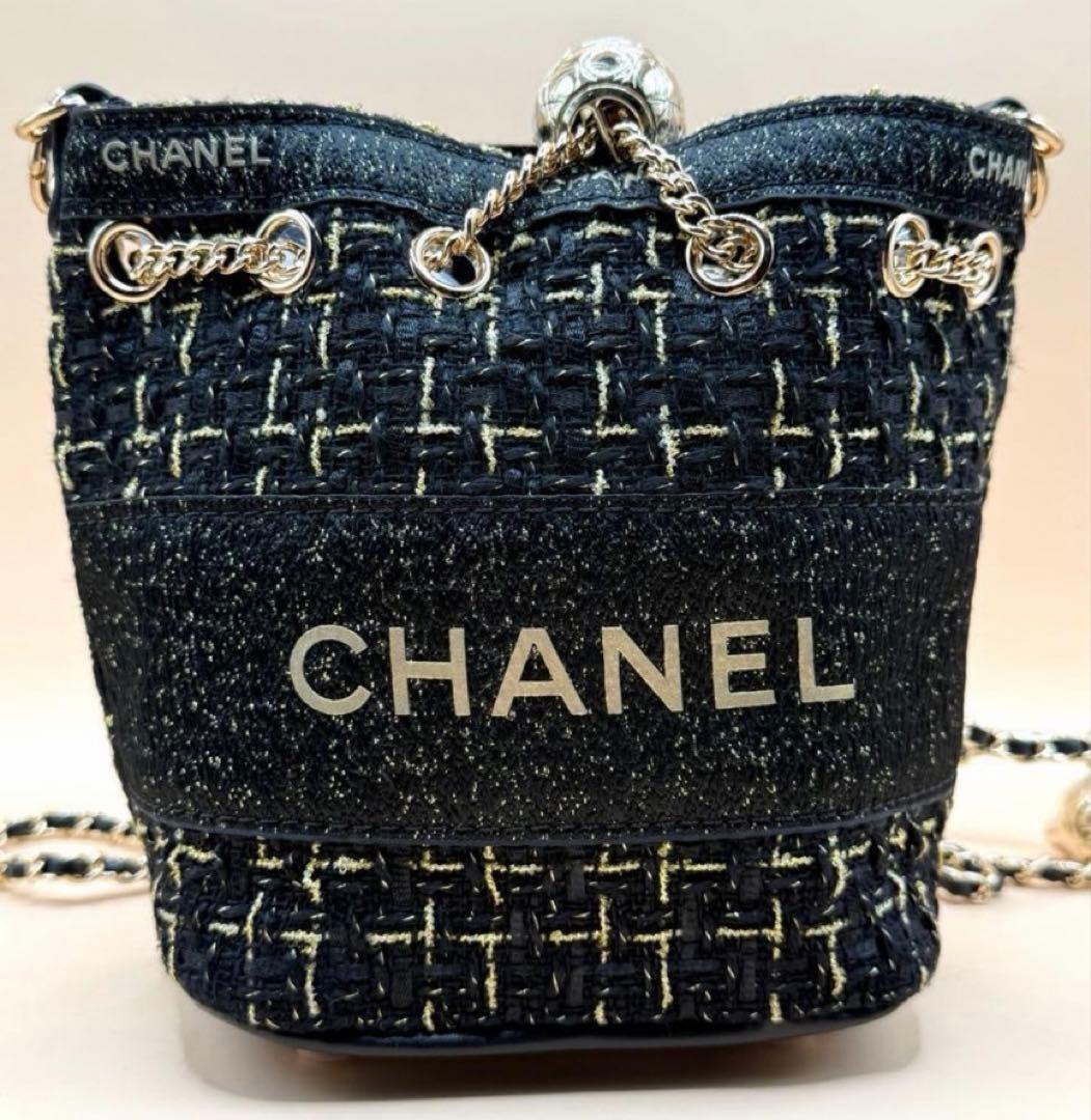 非売品　ノベルティ　CHANEL ラメ　カバン　ゴールドチェーン　新品　未使用