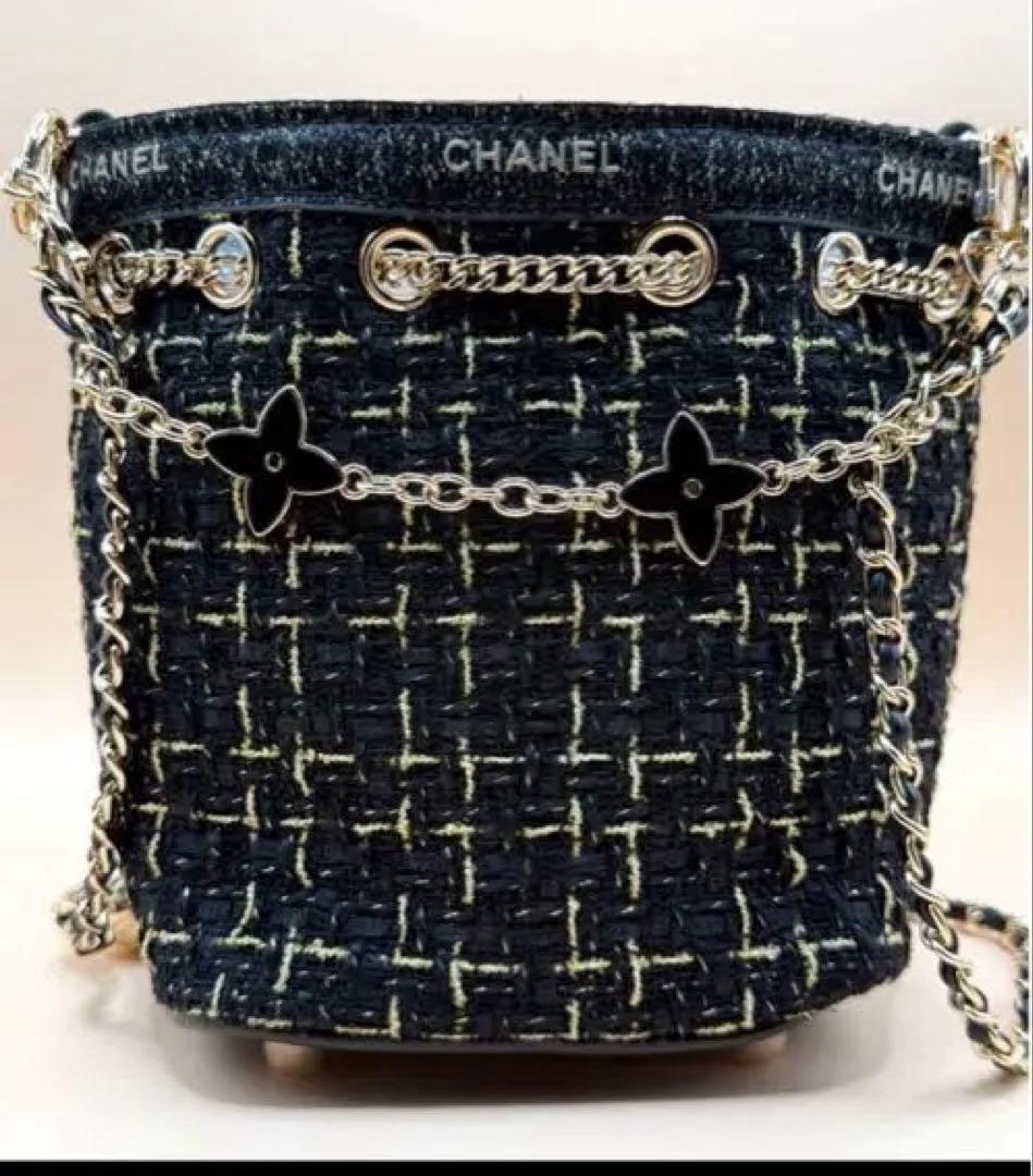 非売品　ノベルティ　CHANEL ラメ　カバン　ゴールドチェーン　新品　未使用