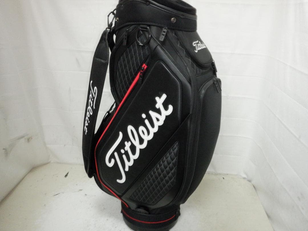 Titleist★タイトリスト★9.5型★美品★スタッフ(BK×RED)