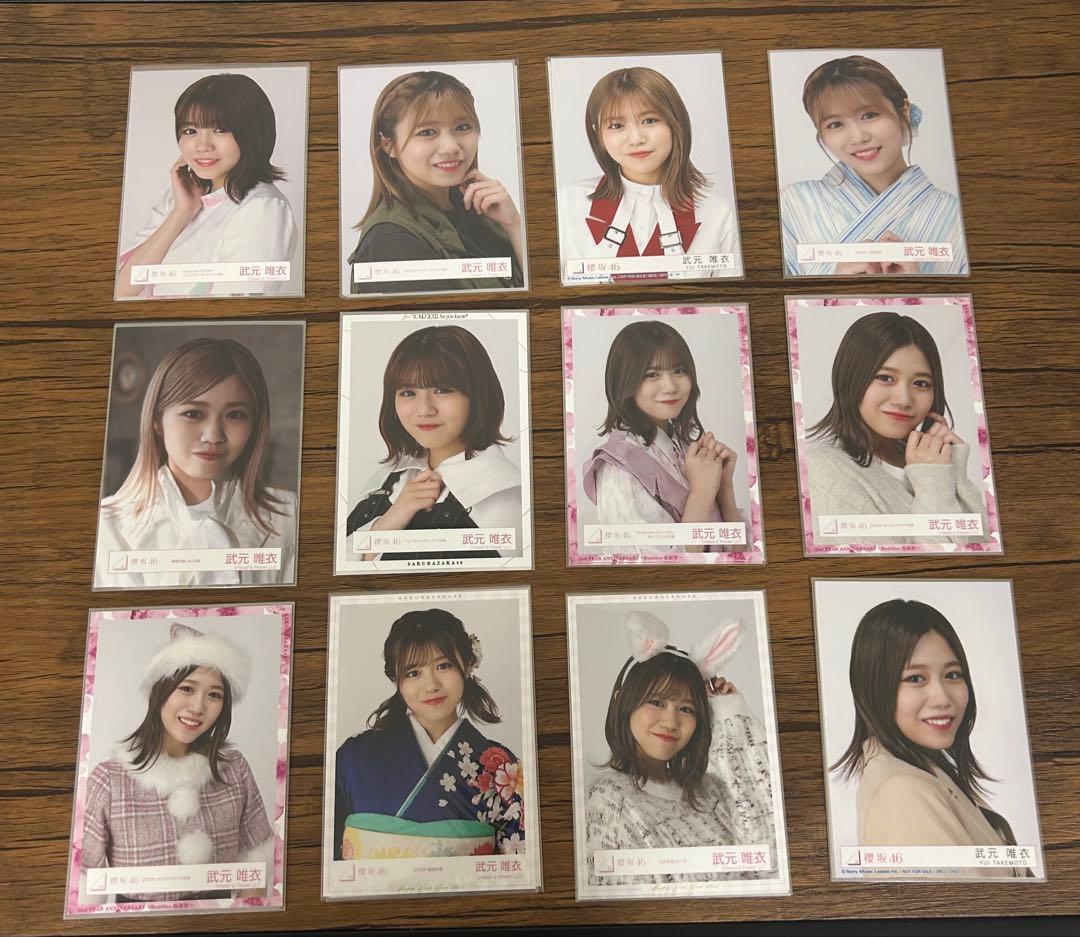 櫻坂46 武元唯衣　生写真　111コンプ　まとめ売り