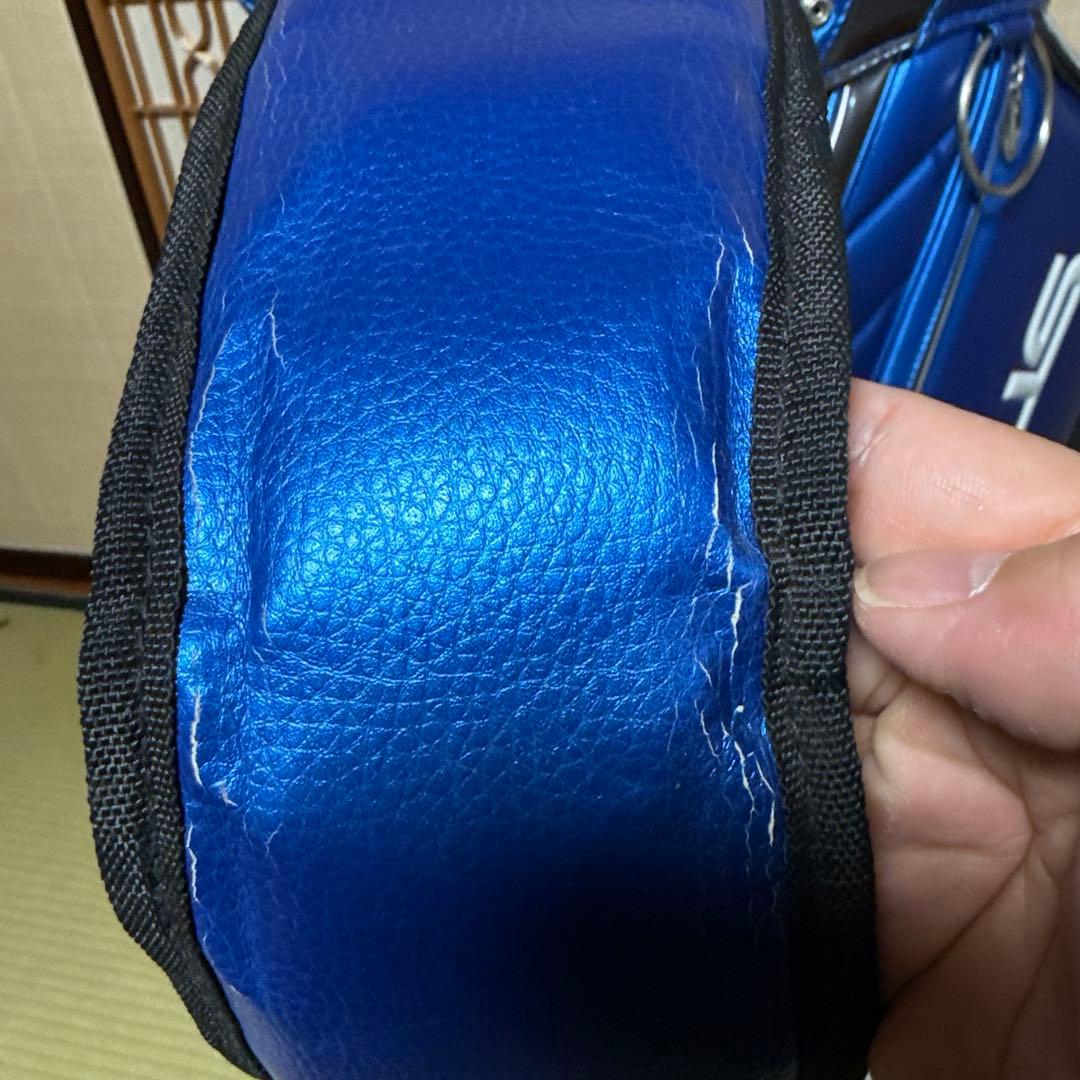 【ノリさん】LEXUS キャディバッグ 青　レクサス　ヘッドカバー