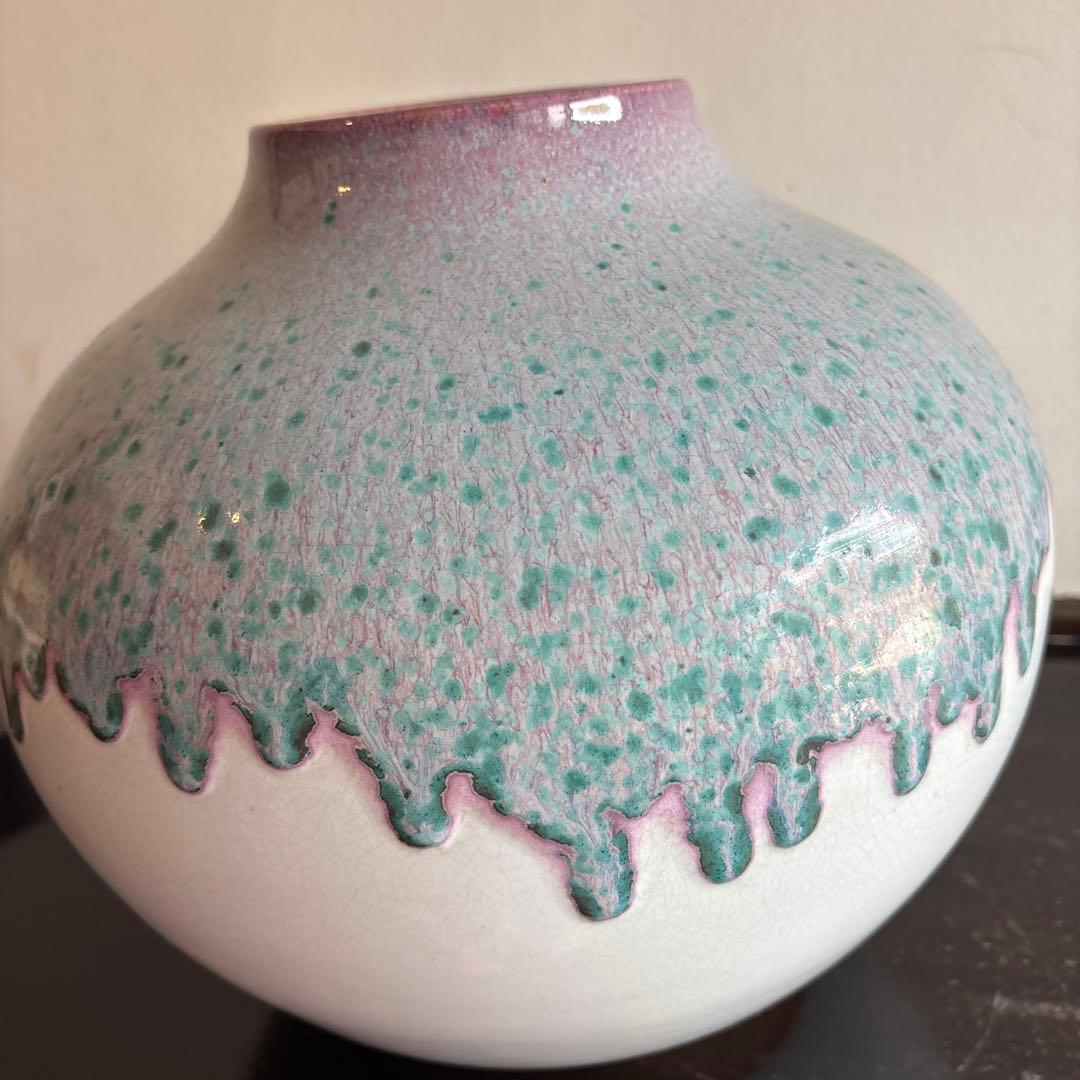 壺　焼物　花瓶　花器　花入　大きい　コレクション　美術品　遺品整理　アート　陶芸