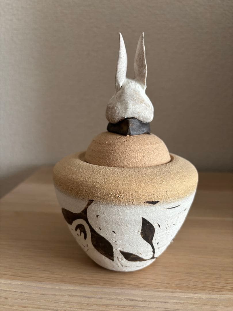森安幸代 acnepotterystudio カノプス壺 キャニスター