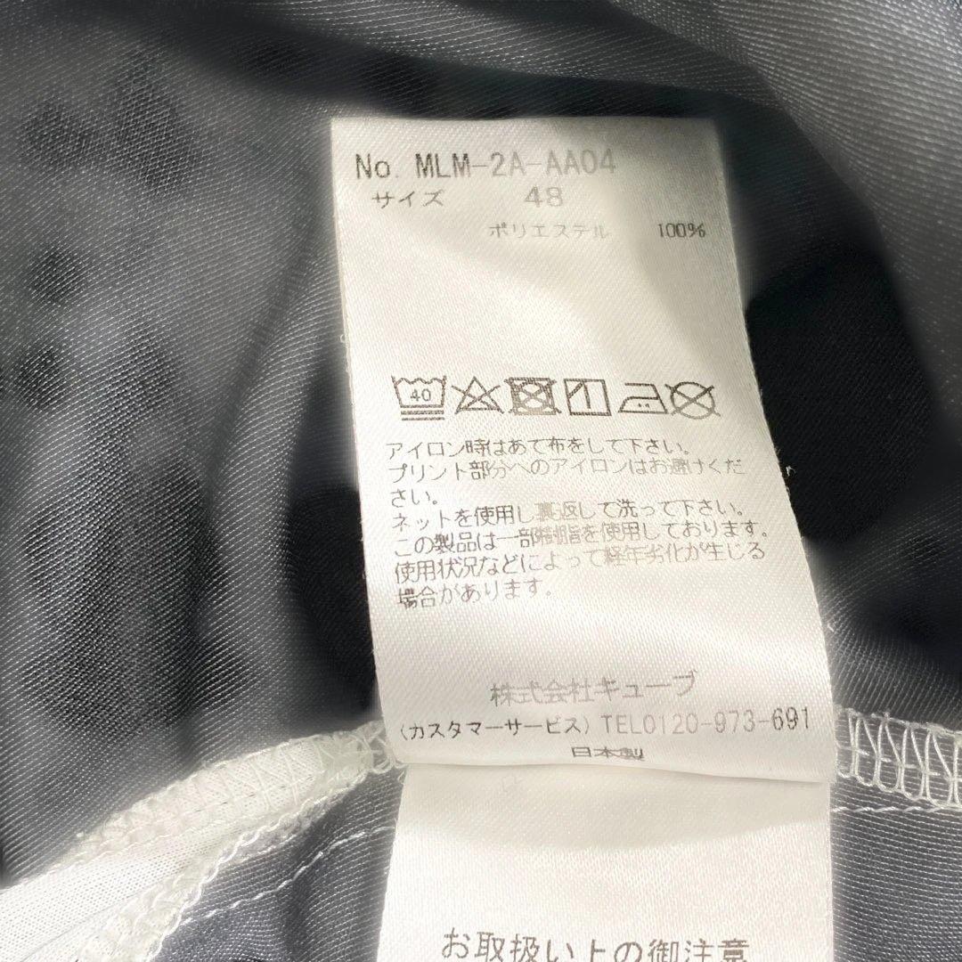 ワ*ー様 MARK&LONA モックネック　半袖 Tシャツ スカル　ゴルフ　L