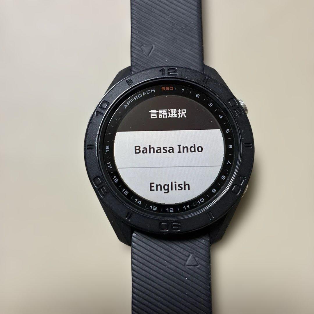 GARMIN Approach S60 ブラック 充電ケーブル付き　ガーミン