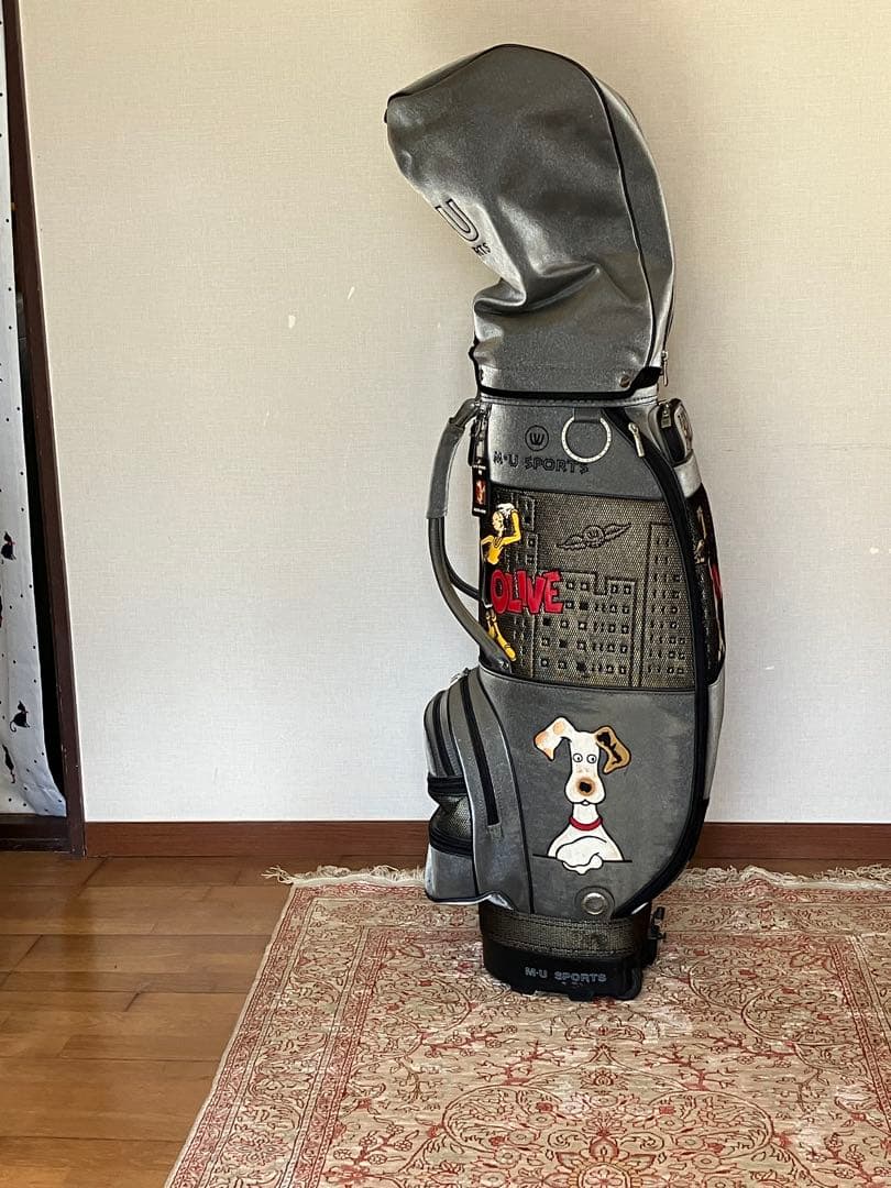 レディース ゴルフクラブセット MISCELA 黒バッグ 犬デザイン「初心者用」