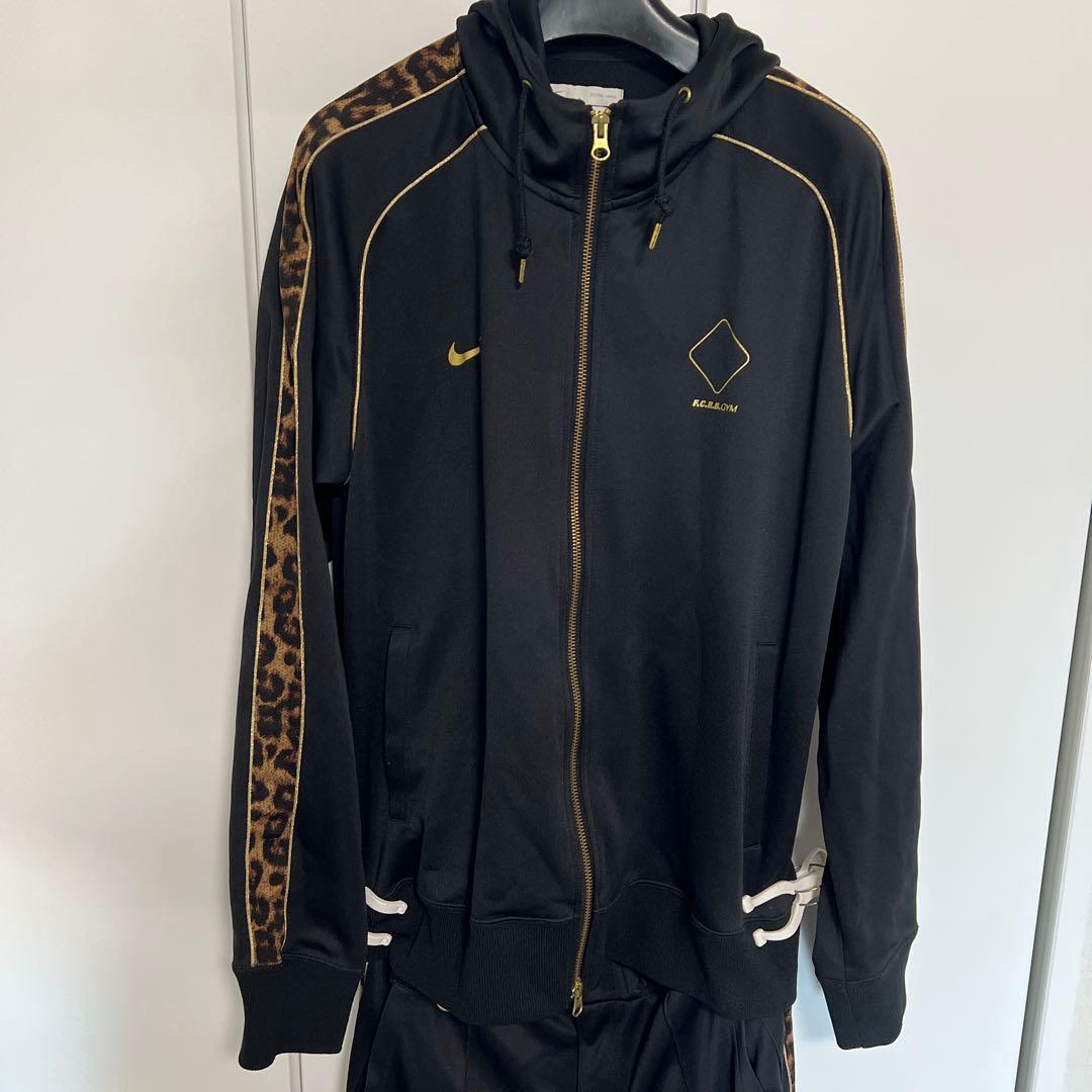 Nike ジャージ上下セット ブラック レオパード柄