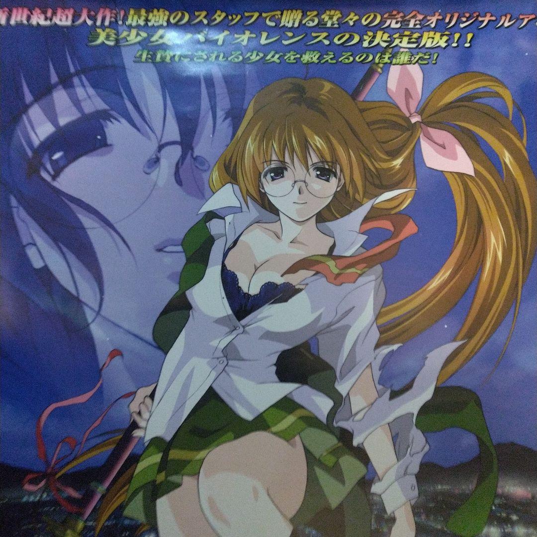 レア 美品 淫魔聖伝 大鳥香＆亀山瞳 B2ポスター 2点セット りんしん