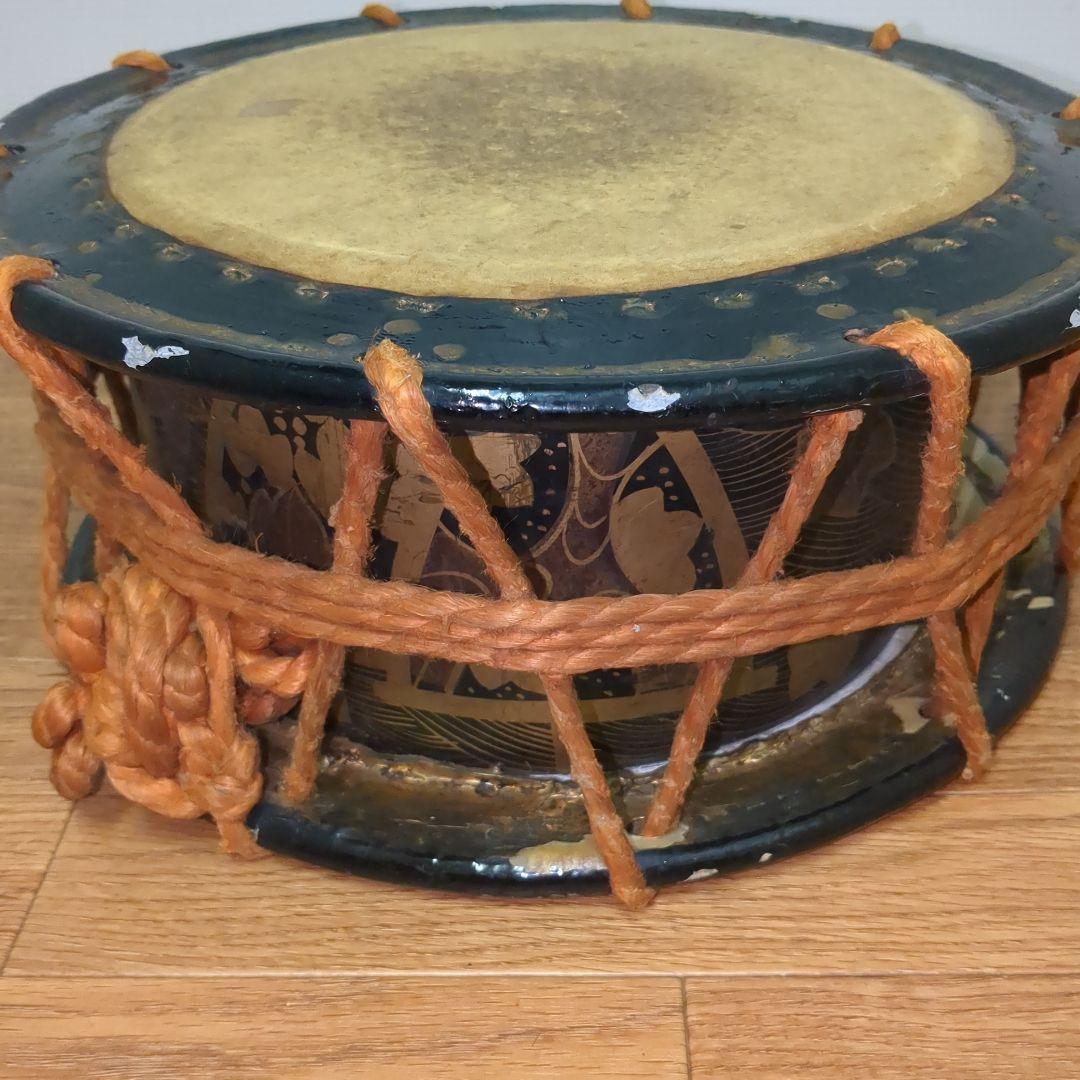 時代和楽器 締太鼓 締め太鼓 和太鼓 和楽器 打楽器 日本伝統　神楽　祭り　バチ