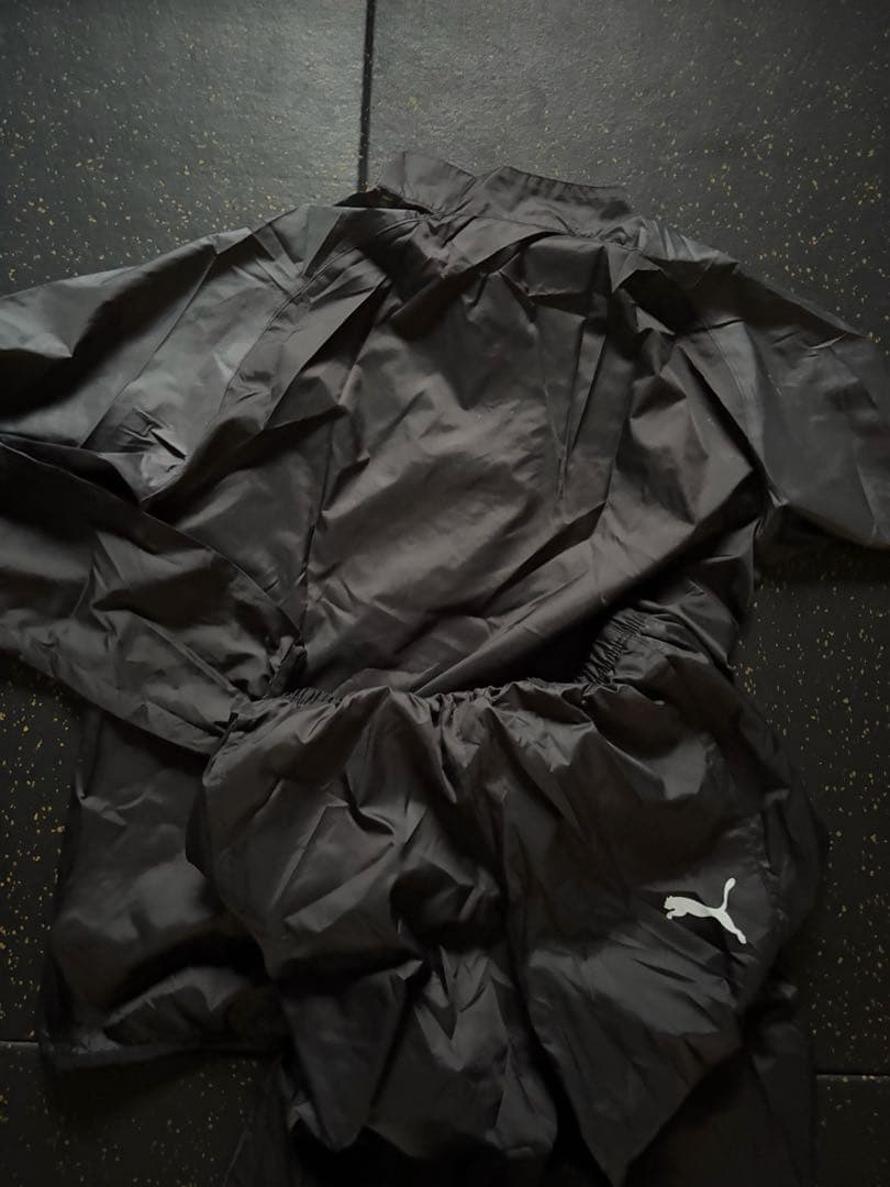 PUMA ピステ上下セット Lサイズ ブラック