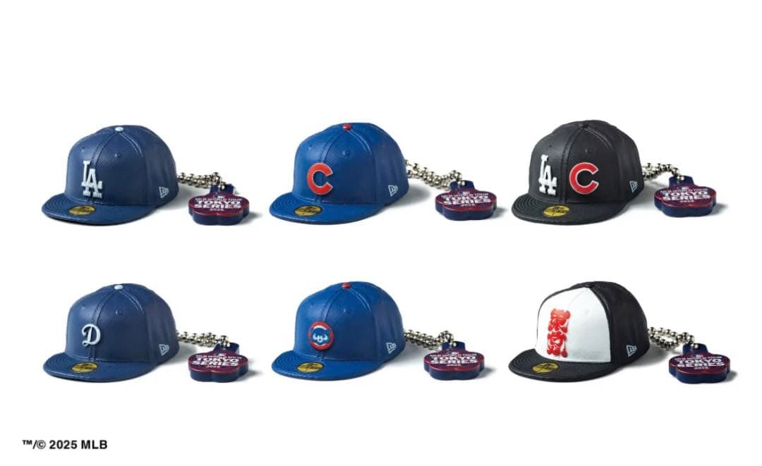 【6種コンプセット】MLB開幕戦 2025東京シリーズ ニューエラ ガシャポン