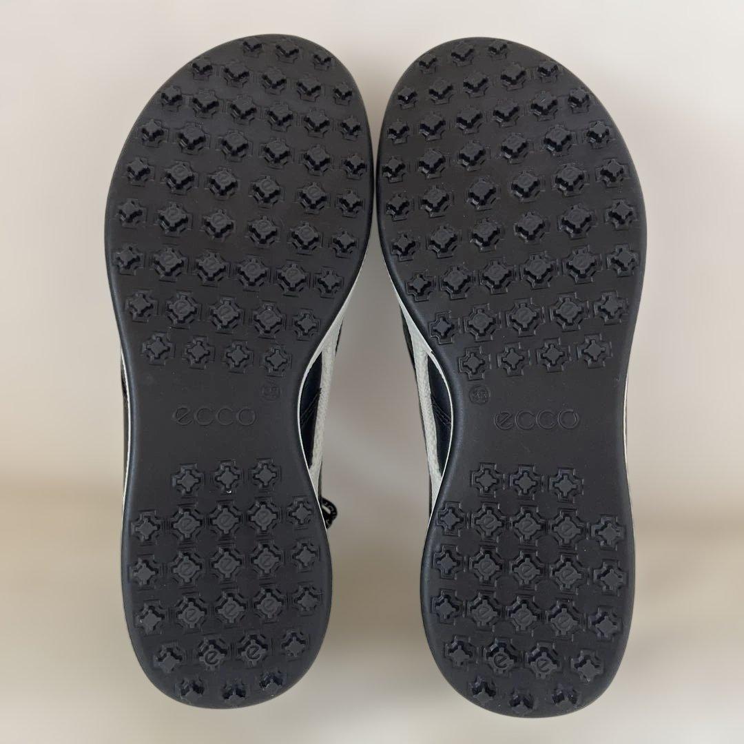 未使用✨ECCO エコー ゴルフシューズ　バイオム24cm 黒 レザー