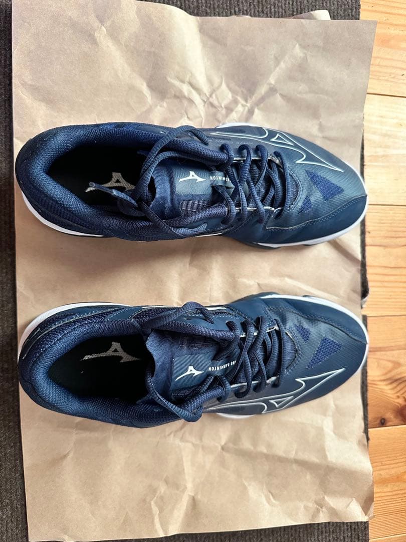 Mizuno バドミントンシューズ ネイビー26.5センチ