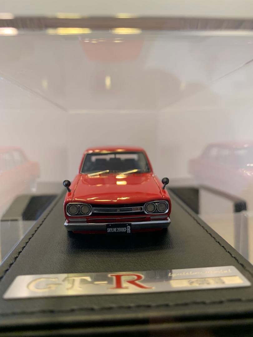 イグニッションモデル　1/43 スカイライン　GT-R PGC10 レッド